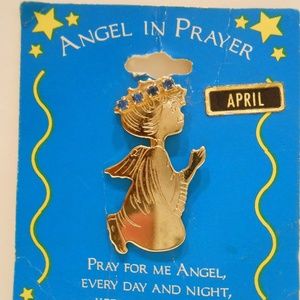 Praying Angel April birthstone